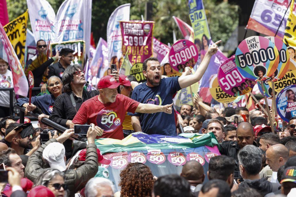 Candidatos de Bolsonaro e Lula na segunda volta das eleições em São