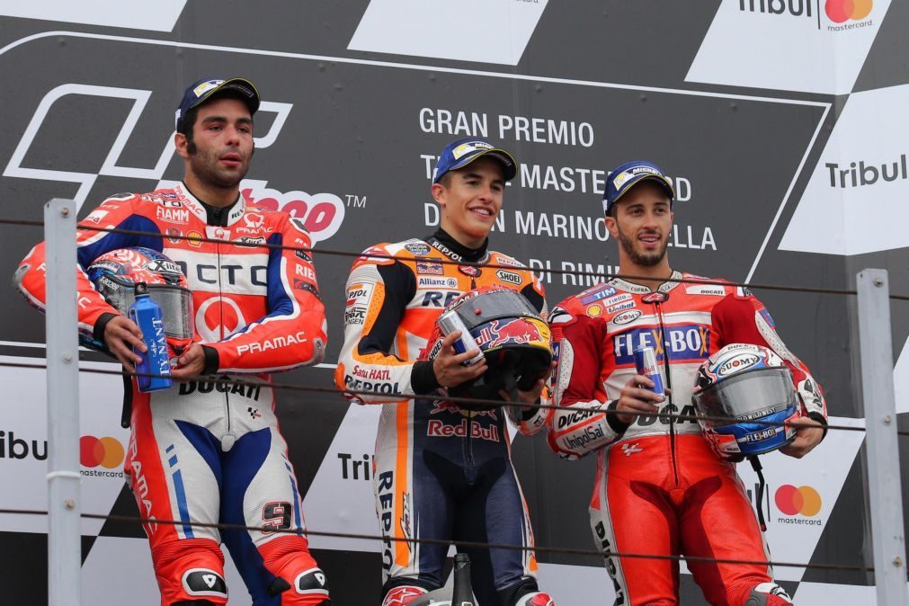 Márquez vence GP de San Marino com ultrapassagem na última volta