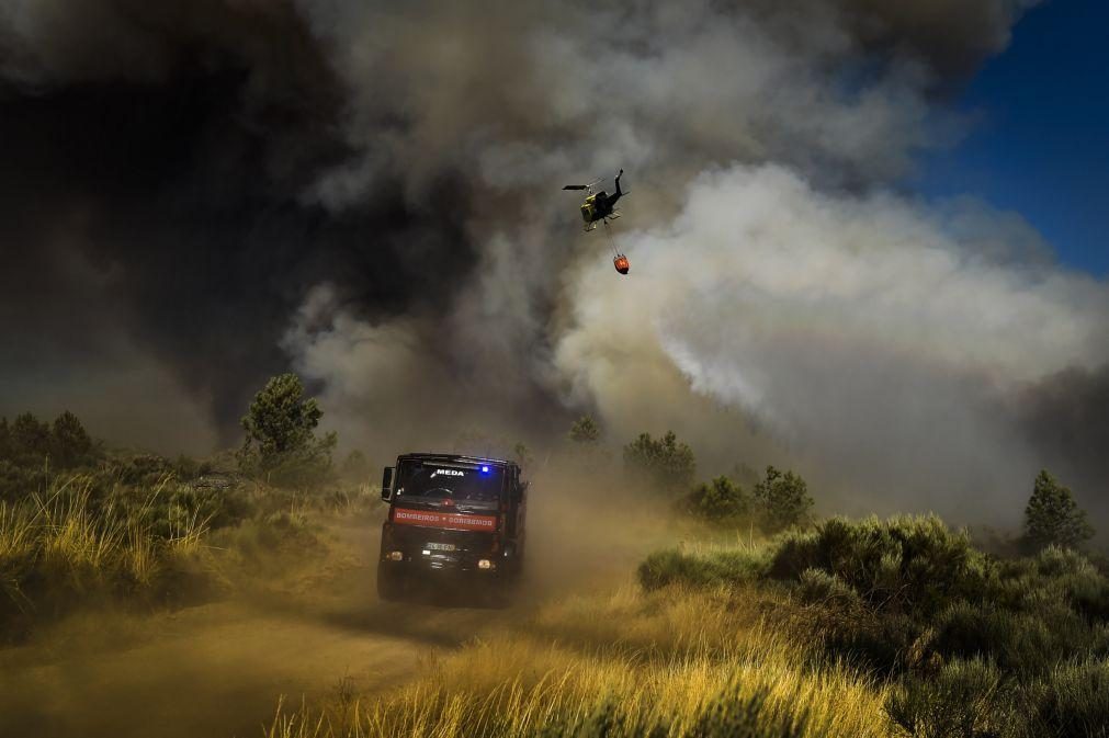 Incêndios: Portugal em situação de alerta de hoje até terça-feira