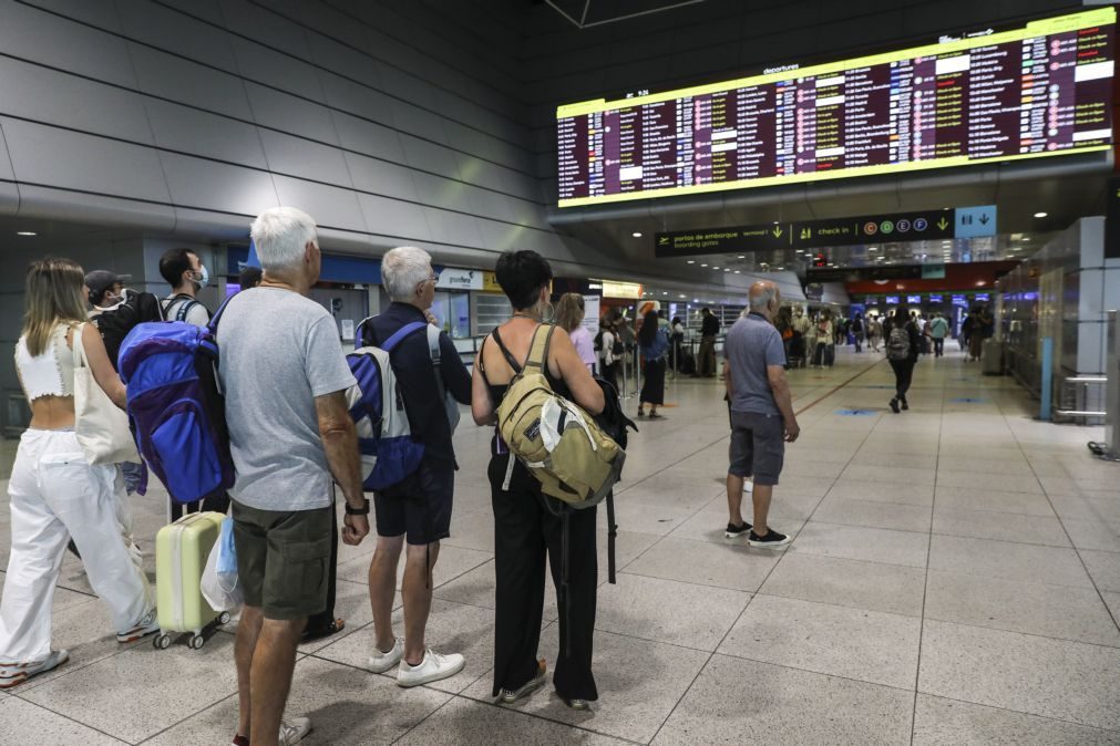 Passageiros nos aeroportos sobem 63% em agosto mas ainda aquém de 2019