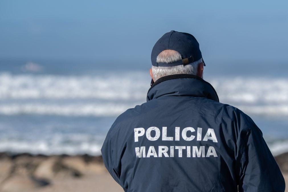 Encontrado corpo de mulher na praia do Norte na Costa da Caparica