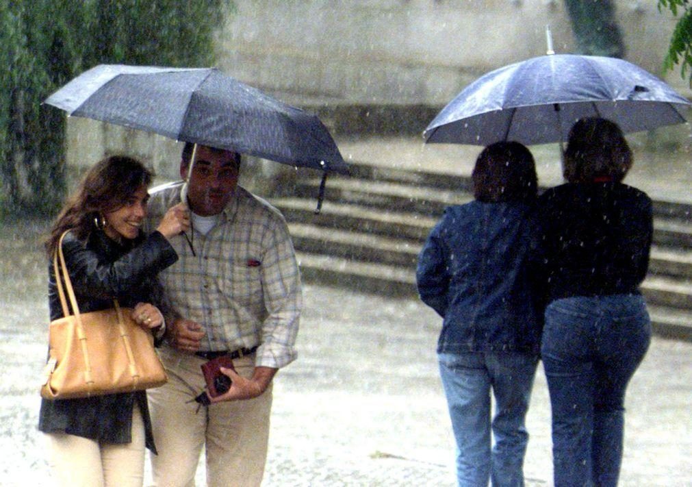 Quatro distritos do norte sob aviso laranja no sábado devido à chuva