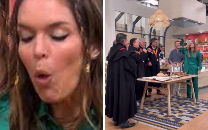 Diana Chaves ficou com vontade de vomitar em direto [vídeo]