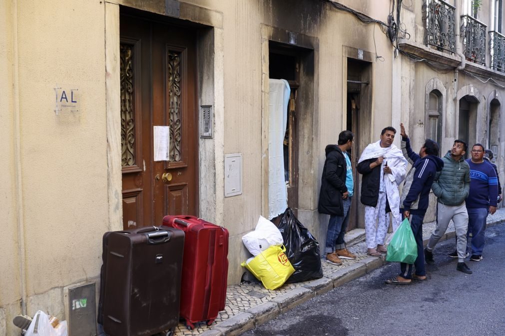 Vistoria a prédio da Mouraria onde houve incêndio reagendada para hoje à tarde