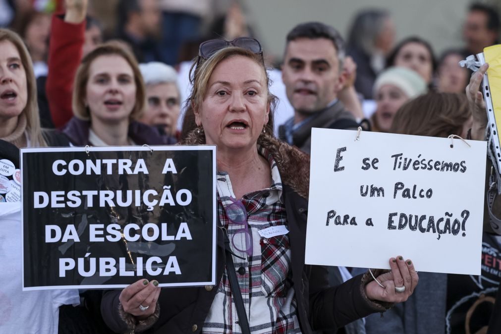 Profissionais de educação marcam nova manifestação para Lisboa