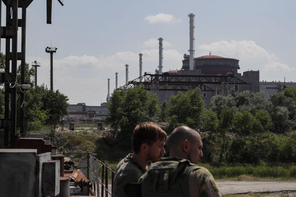 Rússia está a reduzir presença na central nuclear de Zaporijia