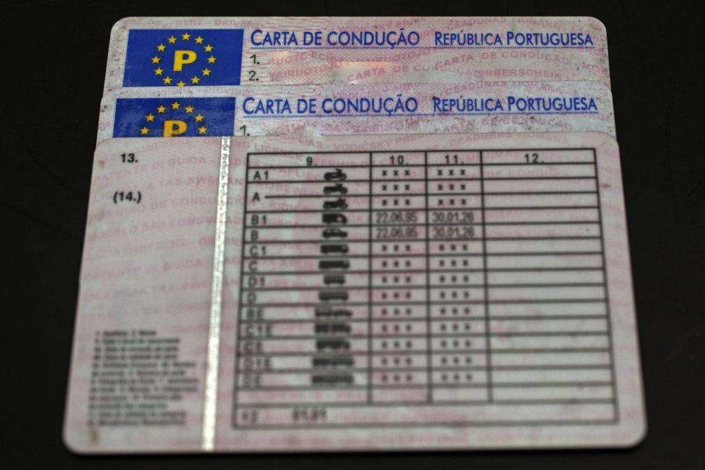 Cartas de condução emitidas caem um quarto em 2016