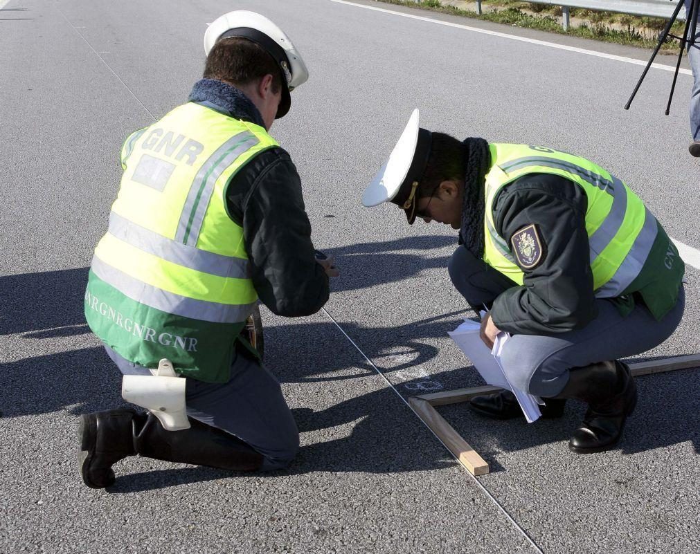 Nove mortos em acidentes nas estradas entre sexta-feira e domingo