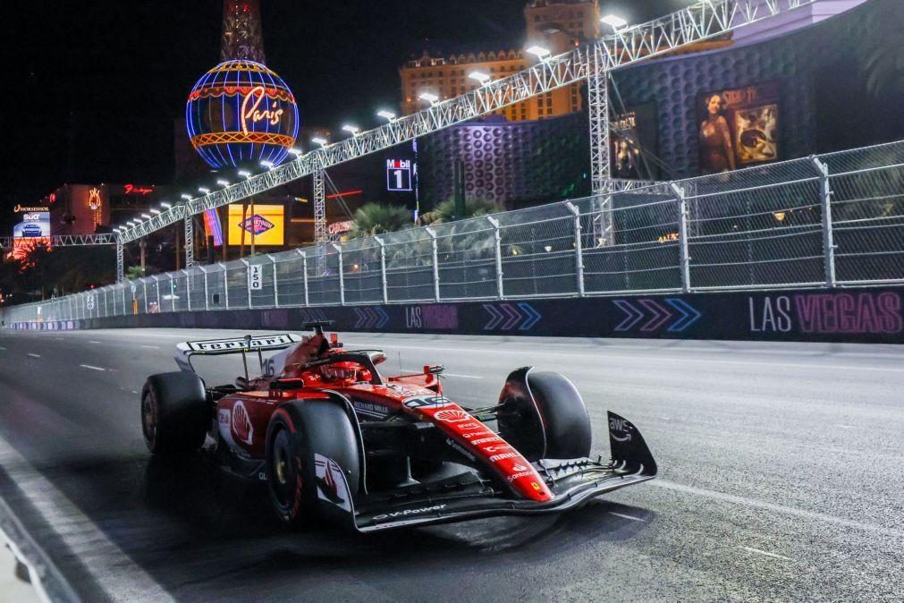 Charles Leclerc assegura 'pole position' para o Grande Prémio de Las Vegas