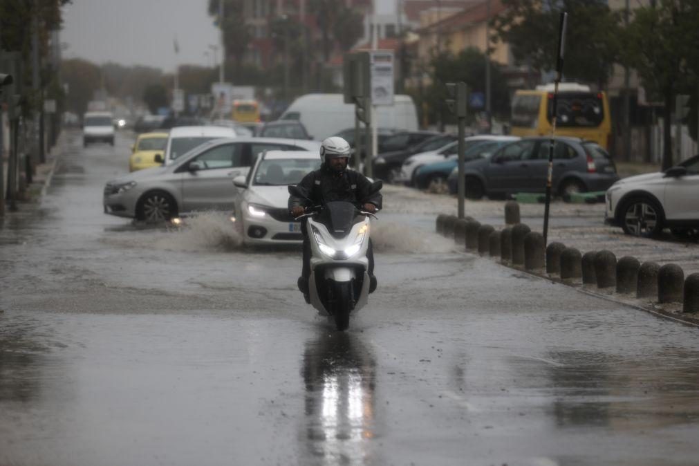 Distritos de Lisboa, Santarém e Setúbal com aviso laranja devido à chuva