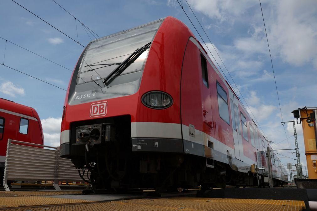 Circulação ferroviária na Alemanha afetada por greve dos maquinistas