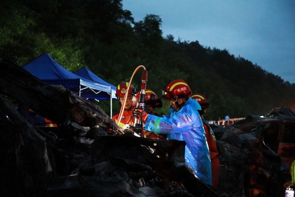 Pelo menos 36 mortos em desabamento de autoestrada no sul da China