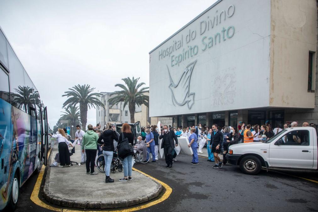 Incêndio no Hospital de Ponta Delgada declarado extinto pela Proteção Civil