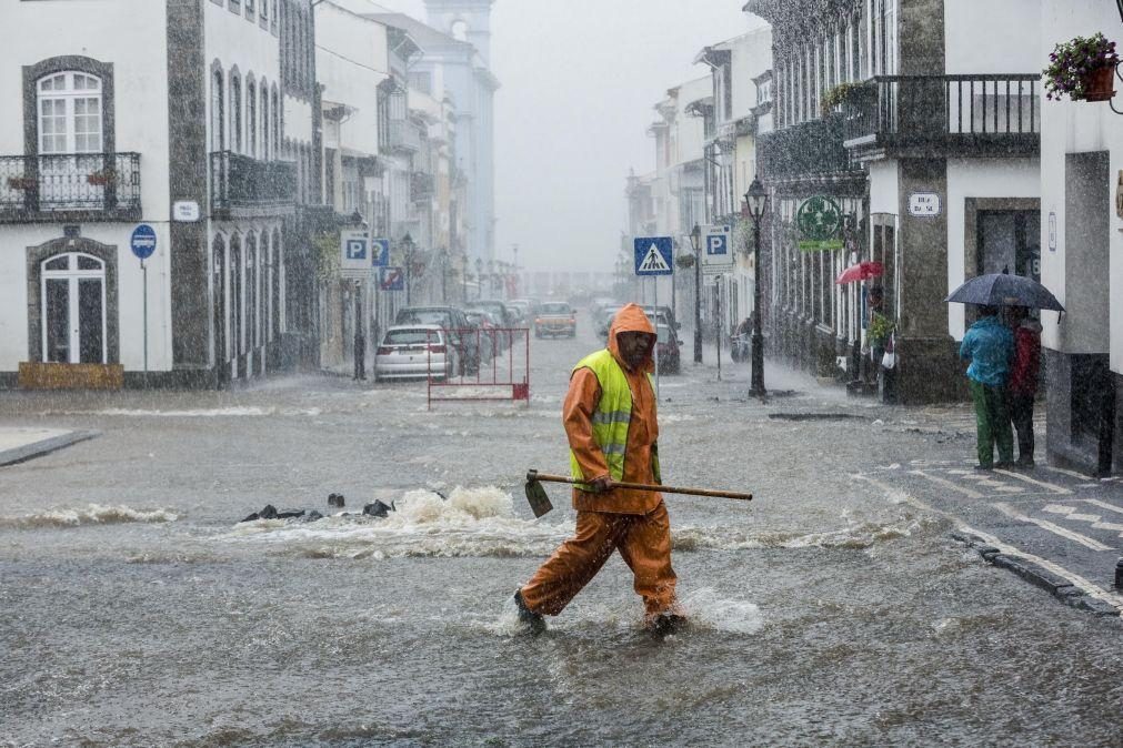 Açores com avisos amarelos de chuva forte