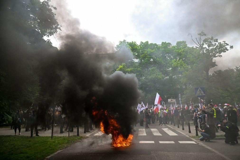 Agricultores polacos protestam em Varsóvia contra Pacto Verde da UE