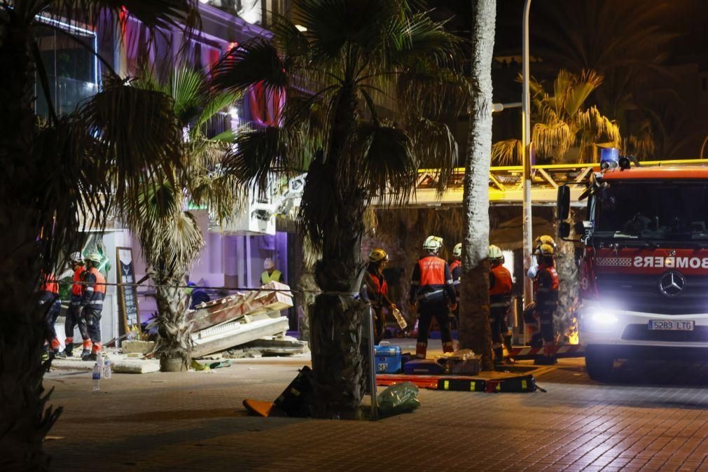 Pelo menos quatro mortos e 27 feridos em desabamento de restaurante em Maiorca