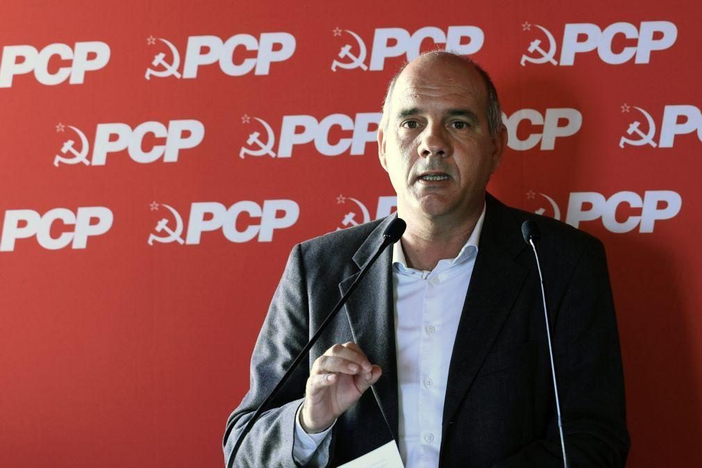 PCP acusa PSD, PS, Chega e IL de estarem juntos em 