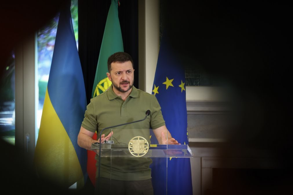 Zelensky terminou em Lisboa périplo focado na ajuda militar e cimeira de paz