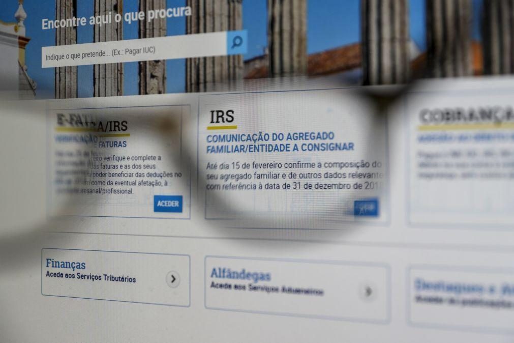 Montante de reembolsos do IRS já pagos totaliza 1.833 ME