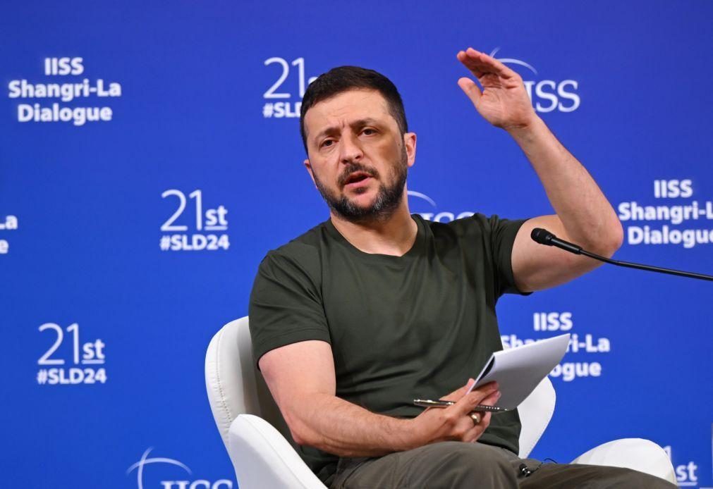 Zelensky acusa China de tentar boicotar cimeira da paz na Suíça