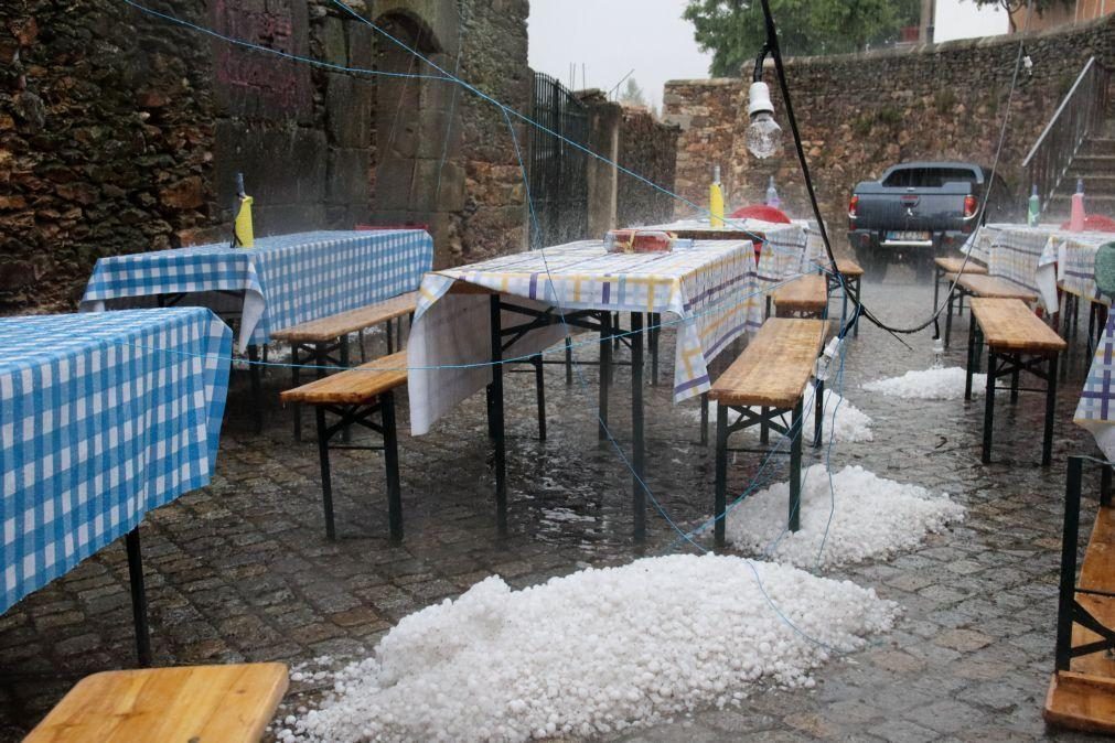 Proteção Civil alerta para possibilidade de trovoadas secas e queda de granizo