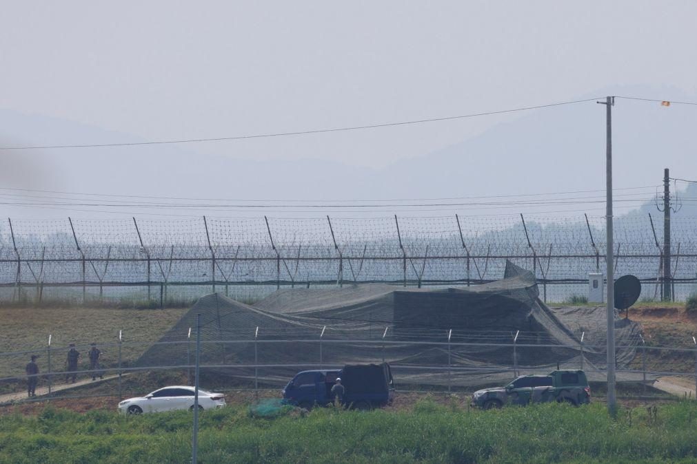 Tiros de aviso disparados após violação da fronteira pela Coreia do Norte
