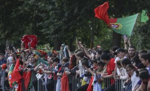Euro2004: Seleção portuguesa de futebol já está na Alemanha