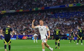Euro2024: Florian Wirtz marcou o primeiro golo da 17.ª edição