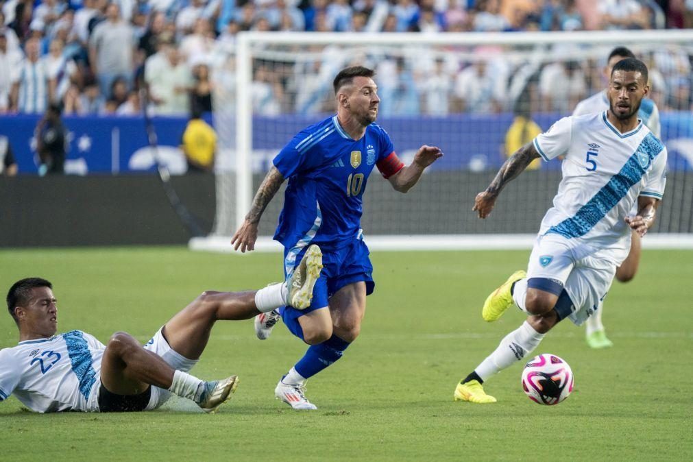 Bis de Messi e Lautaro no 4-1 da Argentina à Guatemala