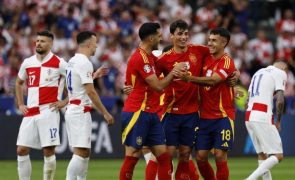 Espanha vence Croácia no jogo de abertura do Grupo B do Euro2024