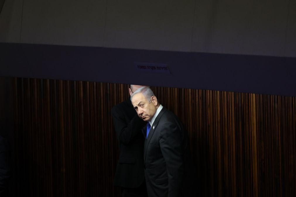 Médio Oriente: Netanyahu diz que 