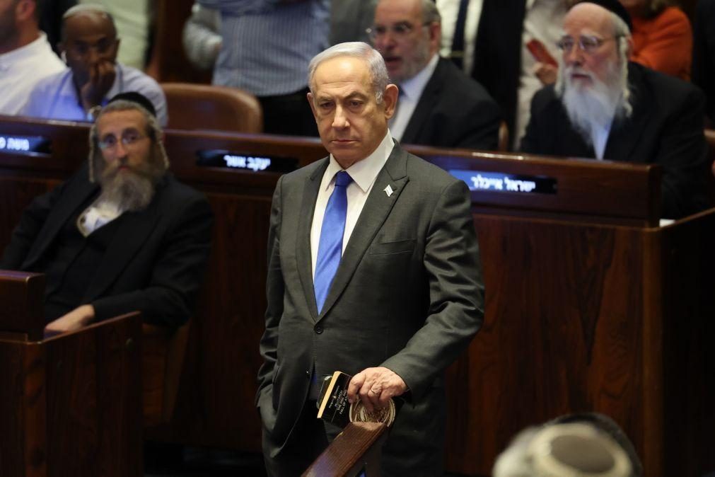 Netanyahu afirmou que Blinken comprometeu-se a eliminar obstáculos ao envio de armas