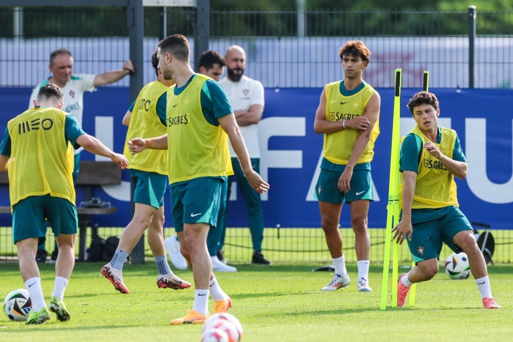 Euro2024: Portugal faz último treino antes do encontro com a Geórgia