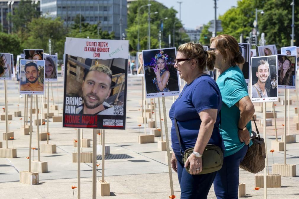 Familiares de reféns exigem ao Governo israelita acordo com Hamas