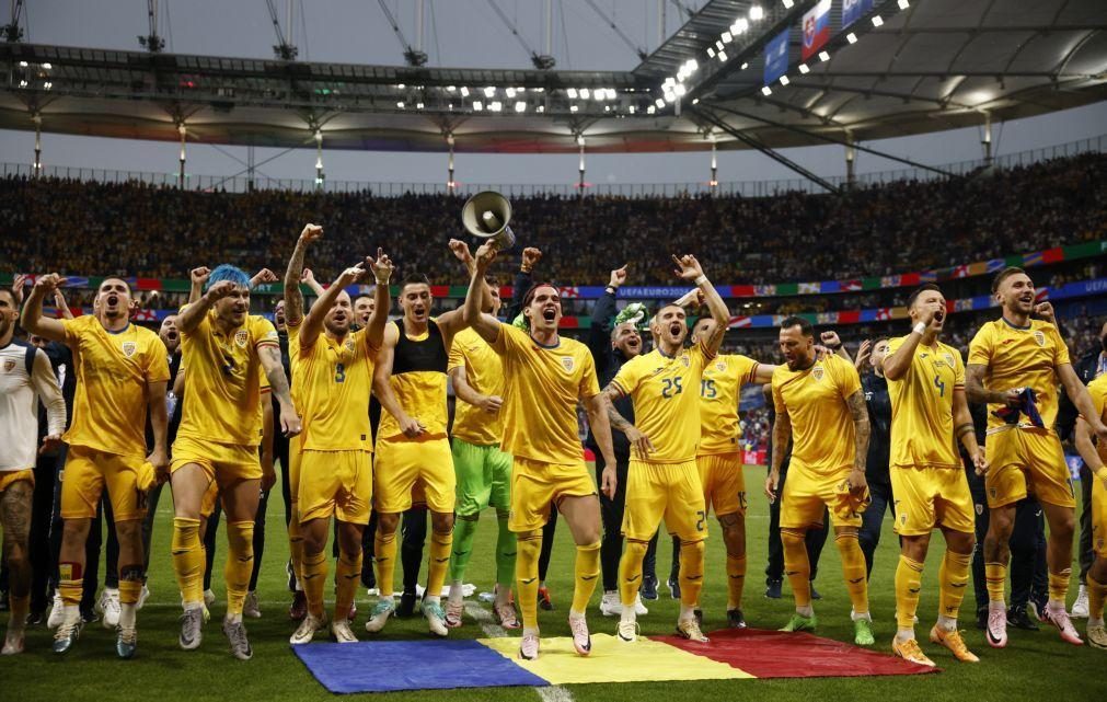 Roménia, Bélgica e Eslováquia nos 'oitavos' do Euro2024, Ucrânia eliminada