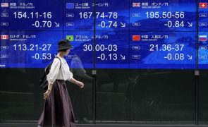 Moeda japonesa cai para mínimo histórico face ao euro