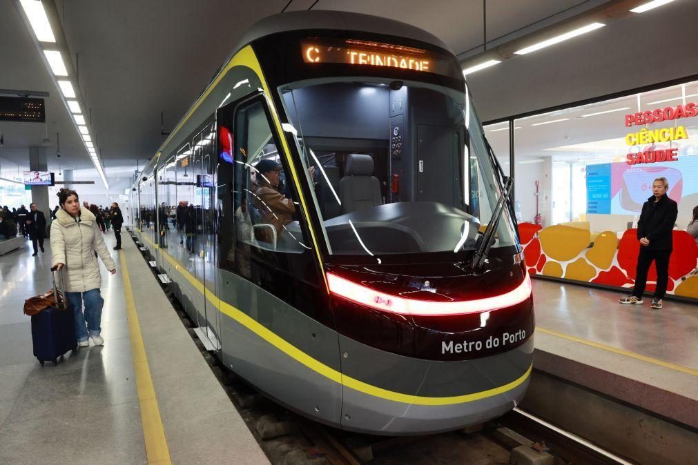 Metro do Porto reduz prejuízos em 1,6% para 45,5 ME em 2023