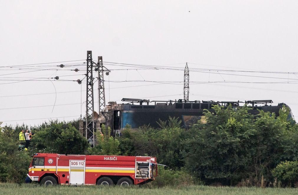 Acidente ferroviário provoca cinco mortos na Eslováquia