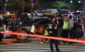 Atropelamento na Coreia do Sul faz 9 mortos e 4 feridos