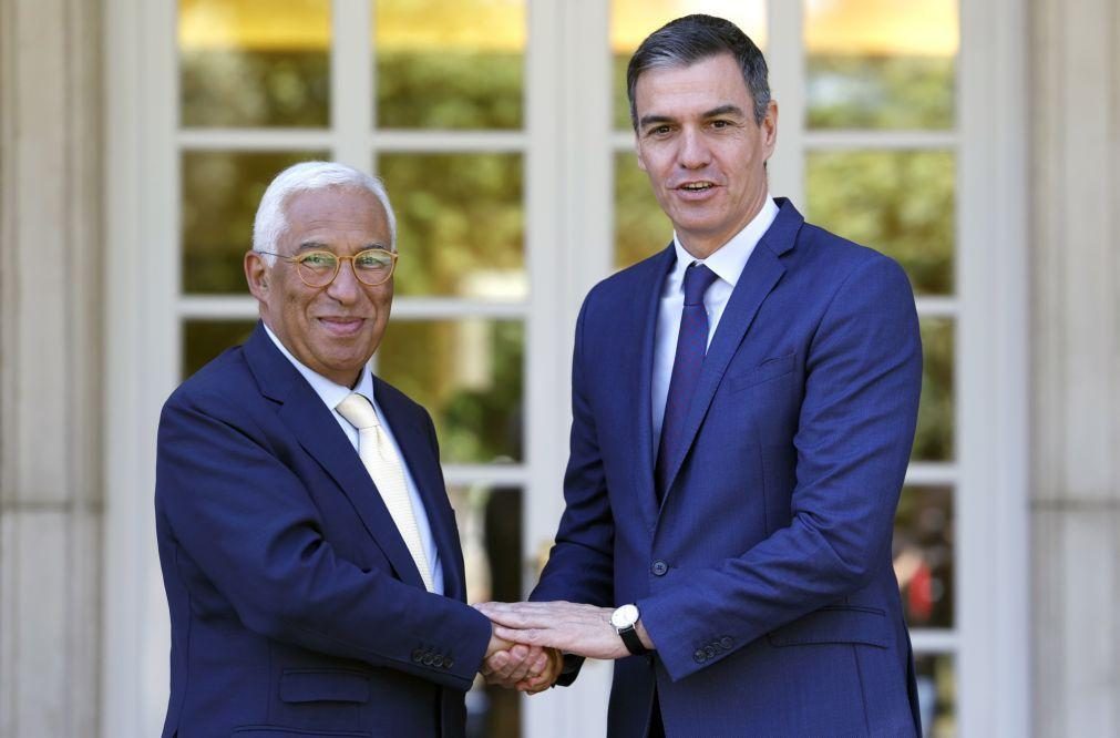 Pedro Sánchez recebe António Costa e promete cinco anos de trabalho pela Europa