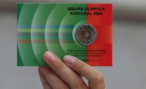 Moeda comemorativa como símbolo de abraço de todos os portugueses em Paris2024