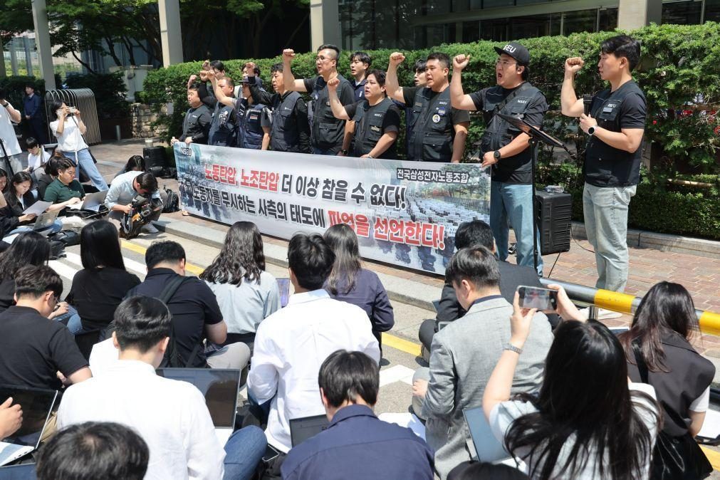 Sindicato da Samsung na Coreia do Sul declara greve 