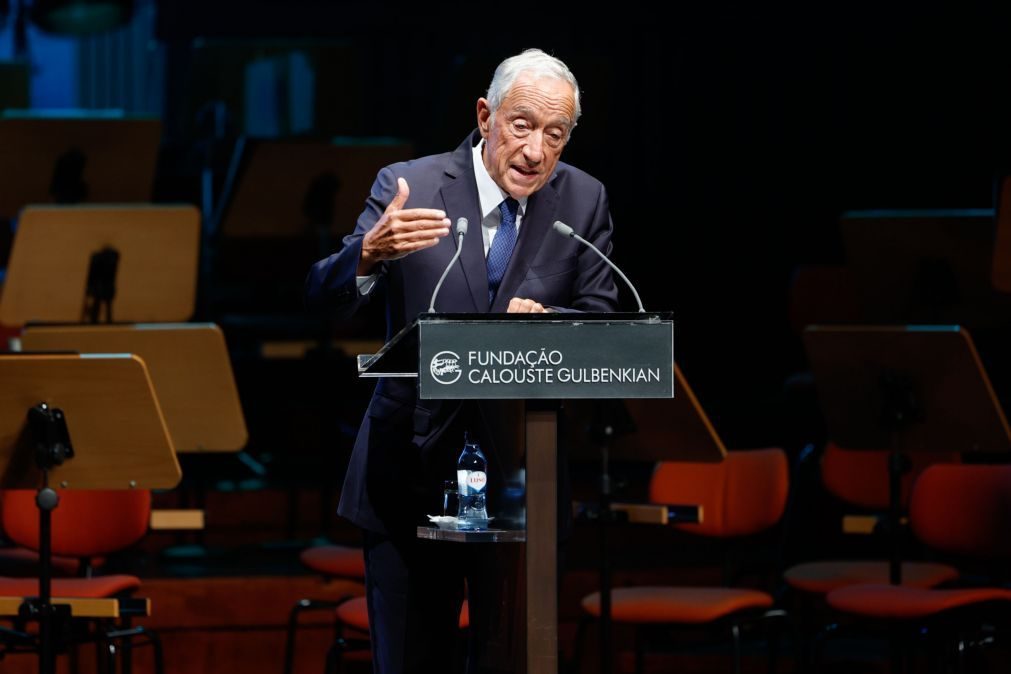 Marcelo elogia Gulbenkian por promover o diálogo em tempos de 