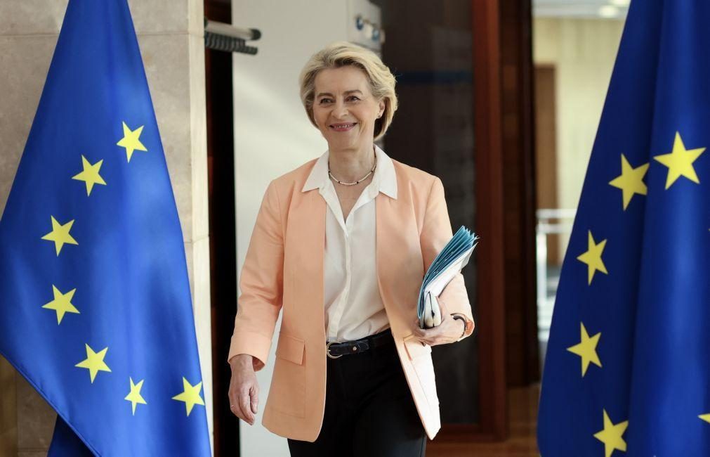 Von der Leyen tenta hoje reeleição como líder da Comissão Europeia