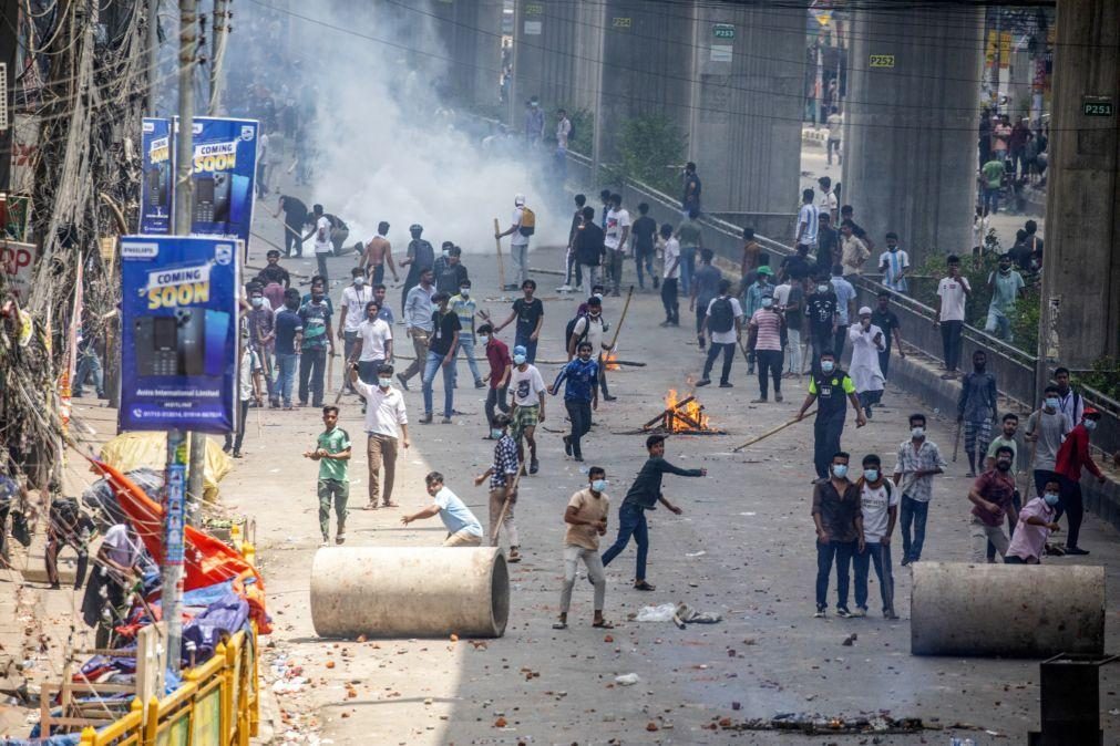 Pelo menos 75 mortos nas manifestações no Bangladesh