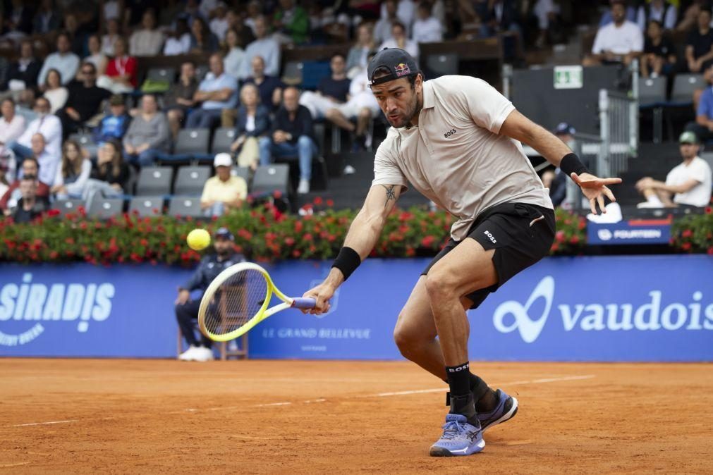 Tenista italiano Matteo Berrettini vence torneio de Gstaad