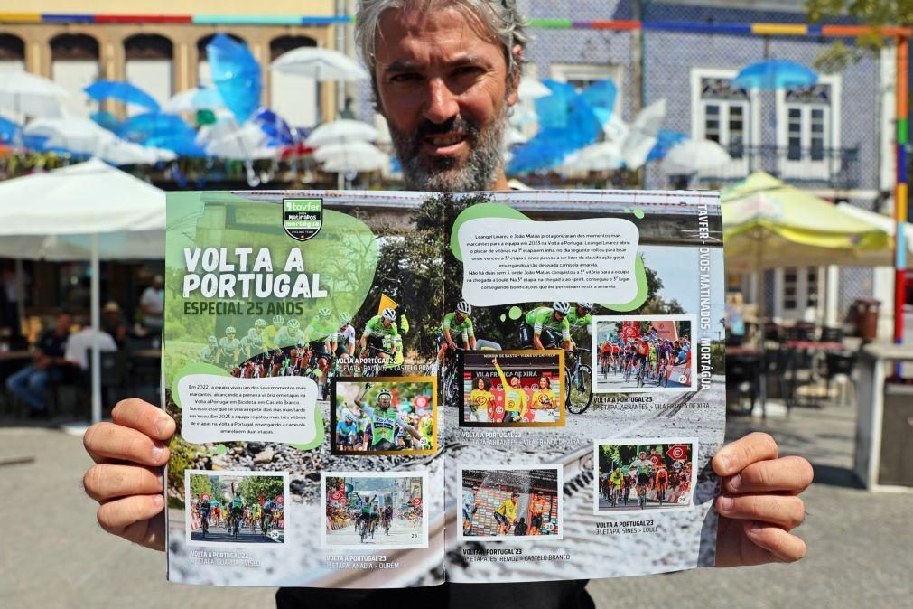 Volta: 'Cromos' de 25 anos da equipa de Mortágua imortalizados em caderneta