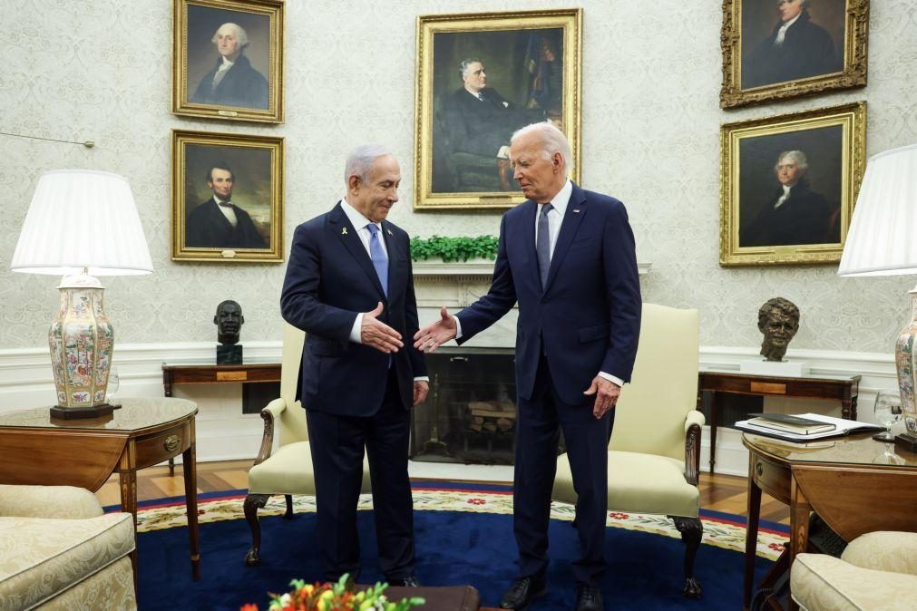 Biden pede a Netanyahu para concluir acordo de cessar-fogo