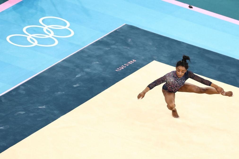 Paris2024: Ginasta Simone Biles quer dar nome a um sexto exercício