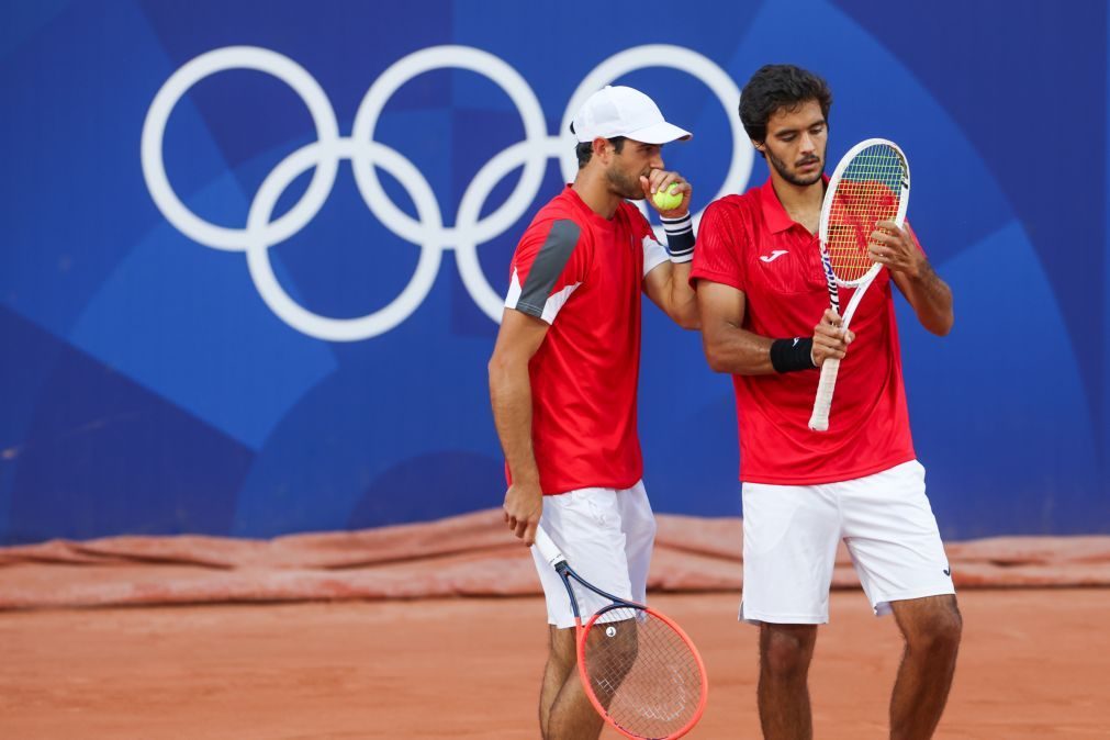 Nuno Borges e Francisco Cabral eliminados na segunda ronda de pares dos JO Paris2024